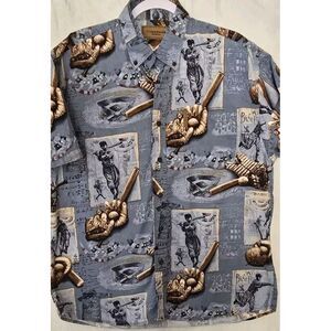 clearwater outfitters‎ BASEBALL Shirt L SHORT SLEEVE